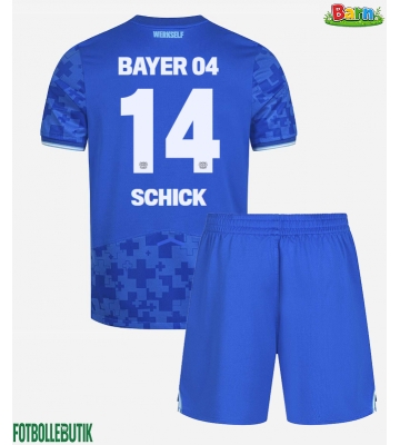 Bayer Leverkusen Patrik Schick #14 Tredjeställ Barn 2025-26 Kortärmad (+ Korta byxor)